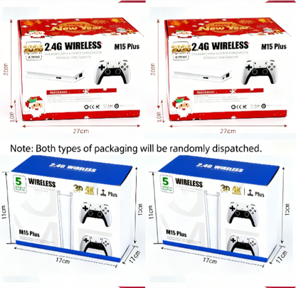 64%OFF🔥2026 New Video Retro Game Controller Console with 40,000+ Games & 26 Emulators, Wireless 100 Controllers, 128GB TF Card, HDMI Output, Ergonomic Wireless Controllers, Perfect for All Ages